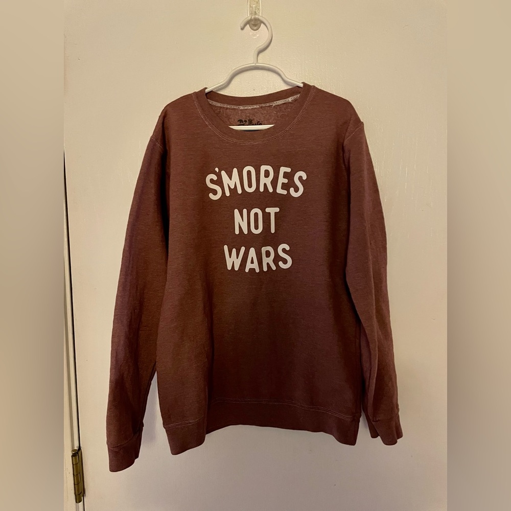 S’mores Not Wars Sweatshirt Size Youth Med